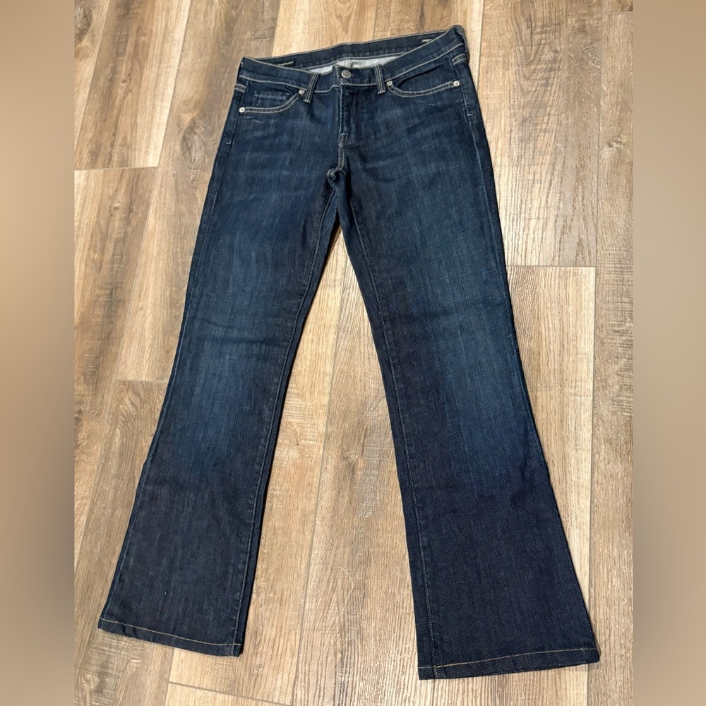 Citizens Of Humanity Indigo Wide Leg Jeans